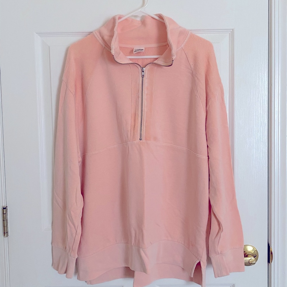 PINK Half-Zip Sweatshirt